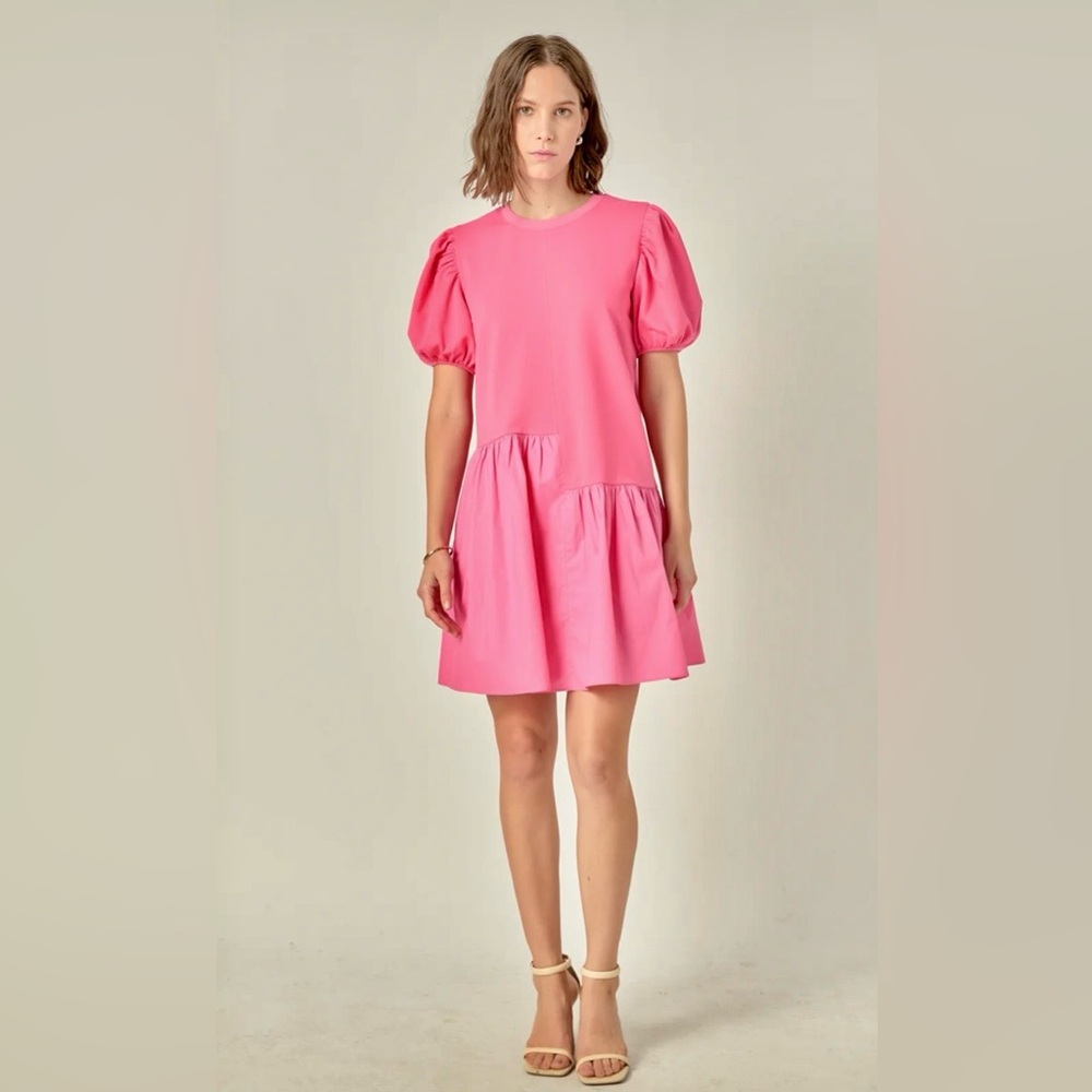 English Factory Rose Knit Dress